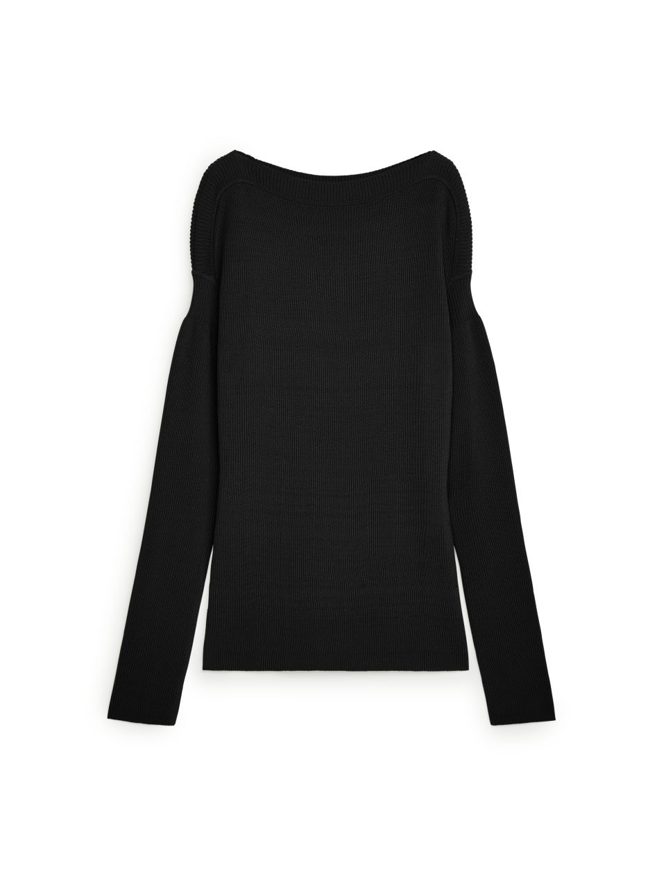 Puff Sleeve Jumper - Black