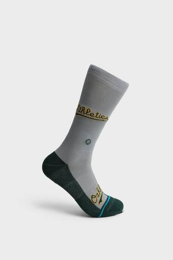 Stance Strumpor A's Split Crew Grön