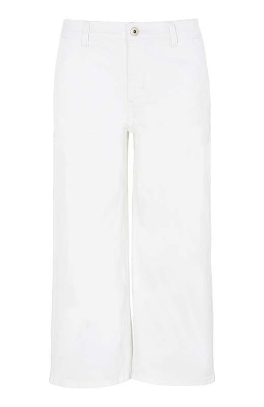 Cellbes Stretchiga jeans i culottemodell. Vit