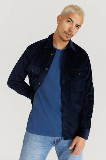 J.Lindeberg Overshirt Cord Reg Fit Overshirt Blå