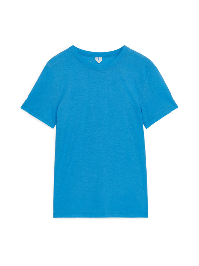 Ice Crepe T-Shirt - Blue