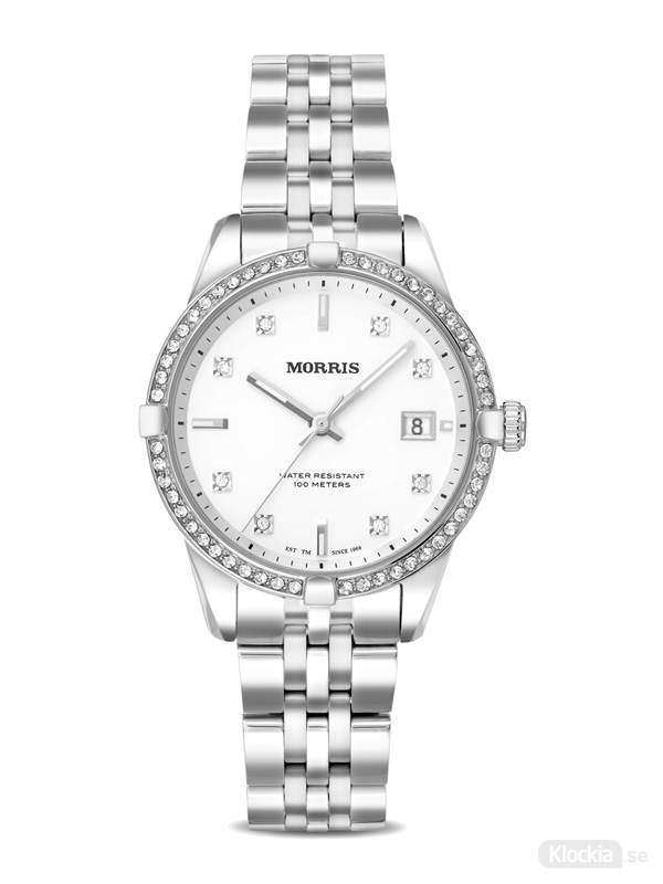 Damklocka MORRIS Allie Stone Silver M0523