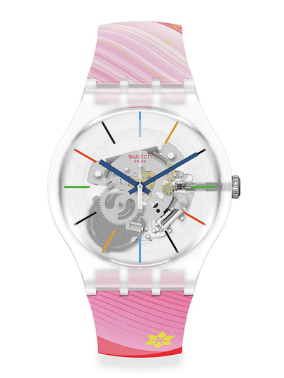 SWATCH Red Rivers And Mountains SO29Z105