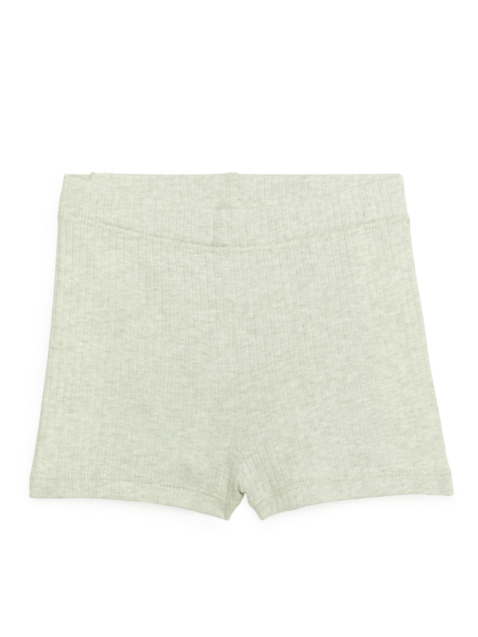 Natural Dye Rib Shorts - Green