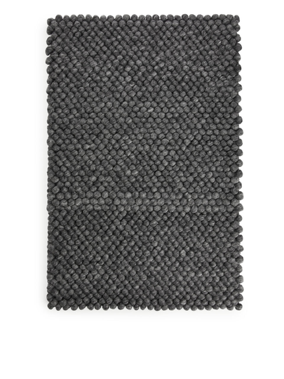 Wool Door Mat - Grey