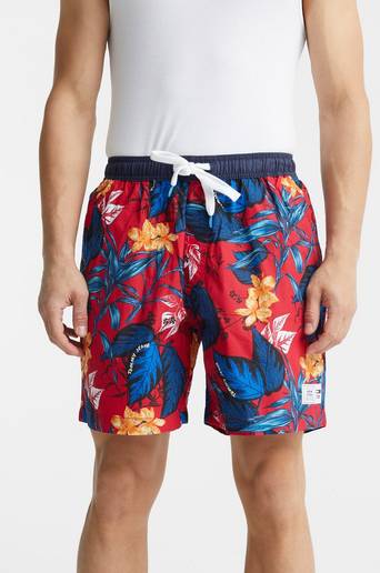 Tommy Hilfiger Badshorts TJM Tropical Print Beach Short Multi