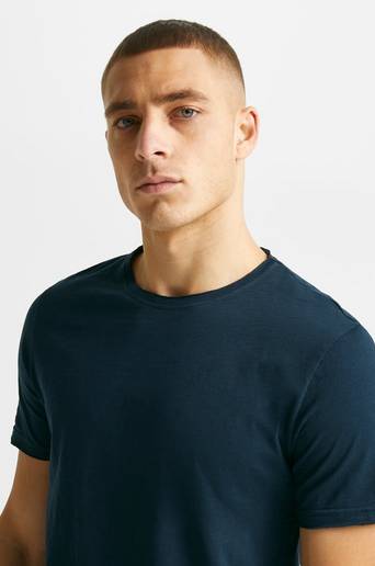 Studio Total T-shirt Raw Tee Blå