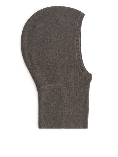 Fitted Cashmere Hood - Beige