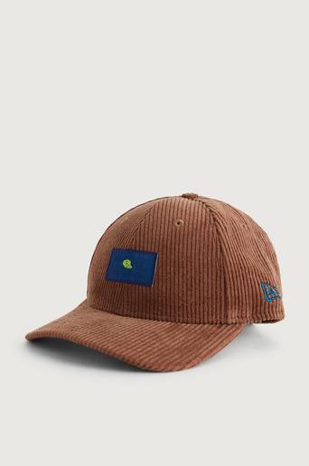 New Era Keps NE Cord Patch 9Forty Brun