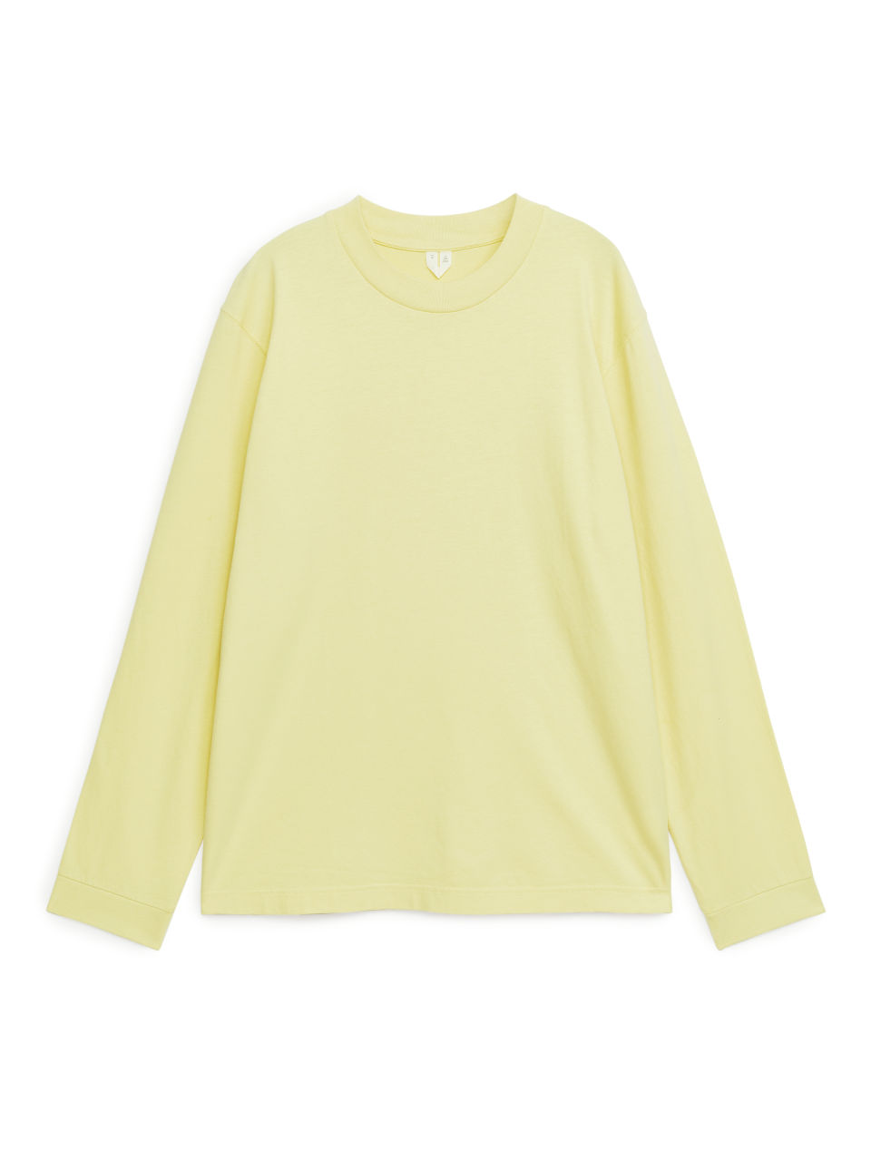 Long-Sleeved Organic Cotton T-Shirt - Yellow