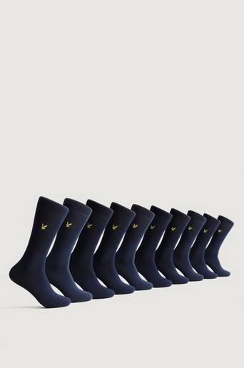 Lyle & Scott Strumpor Romeo 10-pack Blå