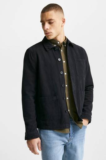Studio Total Overshirt Favourite Twill Overshirt Svart