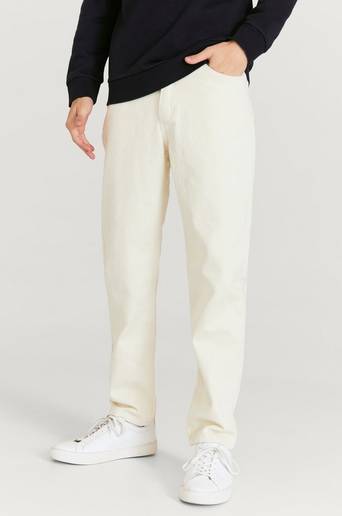 Studio Total Byxor Regular Tapered Twill Natur