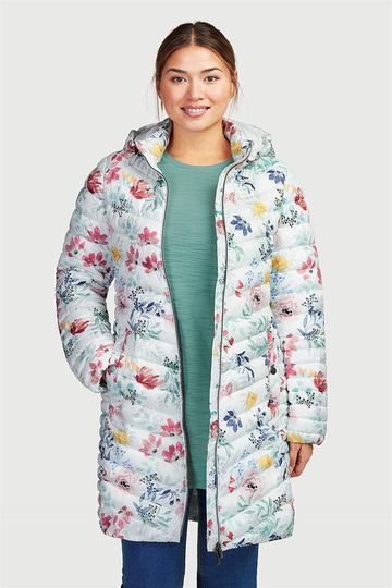 Blommig lättviktsjacka