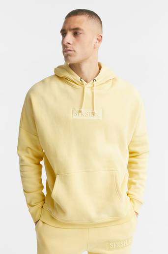 SIKSILK Hoodie Overhead Drop Shoulder Hoodie Gul