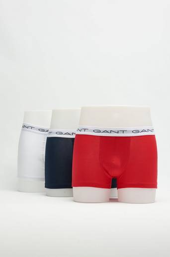 Gant Boxerkalsonger enfärgade 3-pack Multi
