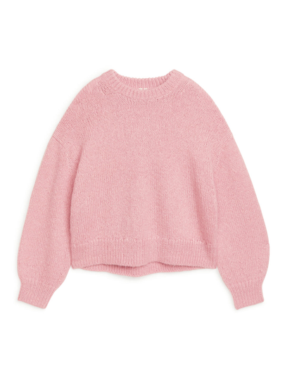 Mohair Blend Jumper - Orange