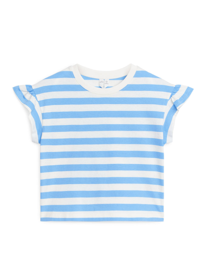 Frill T-shirt - Blue