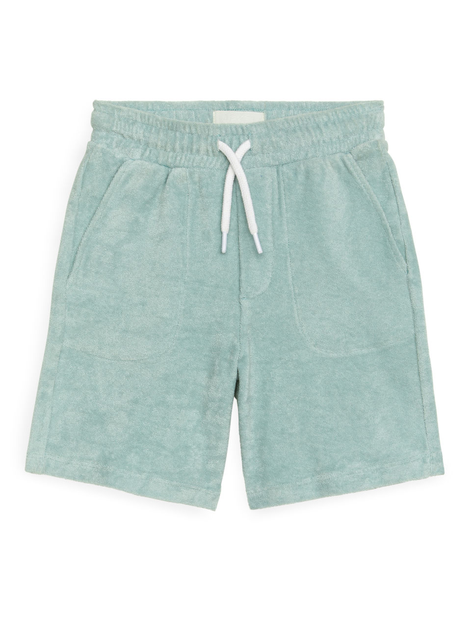 Cotton Towelling Shorts - Turquoise