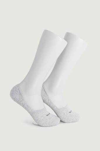 Gant 2-Pack Strumpor Solid Invisible Socks Grå