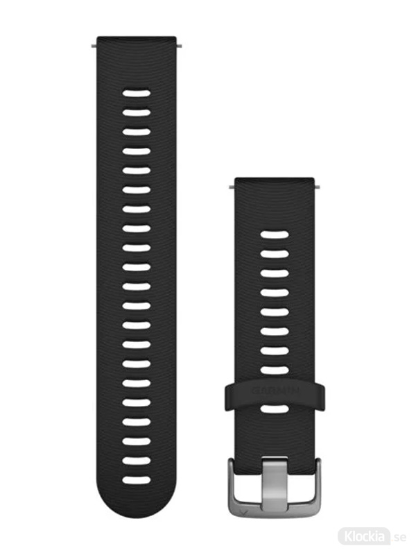 Garmin Silikonarmband 20mm, Svart 010-11251-0Y