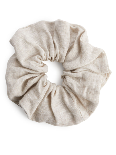 Linen Scrunchie - Beige