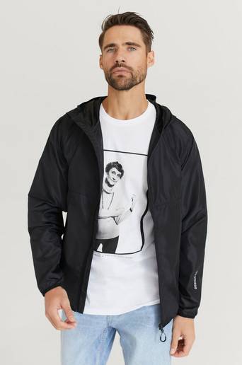 Dedicated Jacka Windbreaker Skara Black Svart