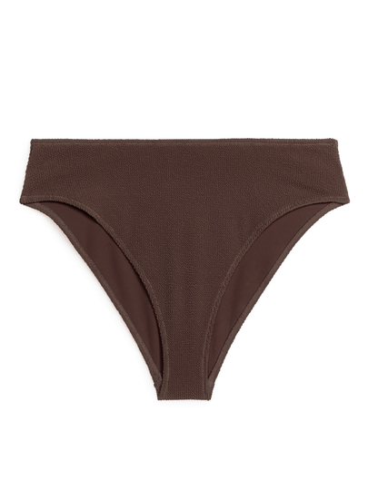Crinkle Bikini Bottom - Brown