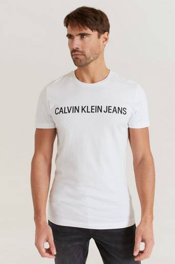 Calvin Klein Jeans T-Shirt Core Institutional Logo Slim Tee Vit