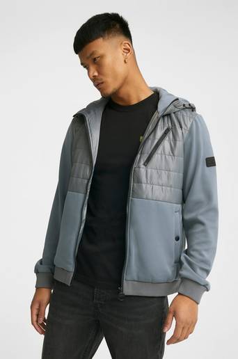 Barbour Hoodie B.Intl Metric Hoodie Grå