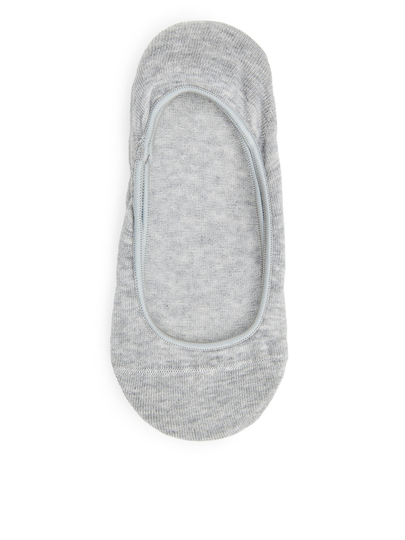 Liner Socks, 2 Pairs - Grey