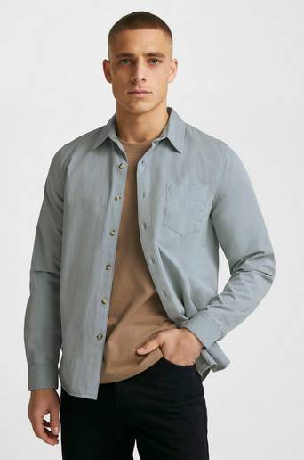 Studio Total Skjorta Twill Shirt Blå