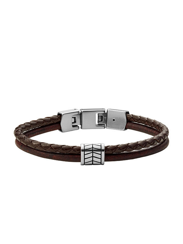 FOSSIL Armband Vintage Casual - Brun JF03847040