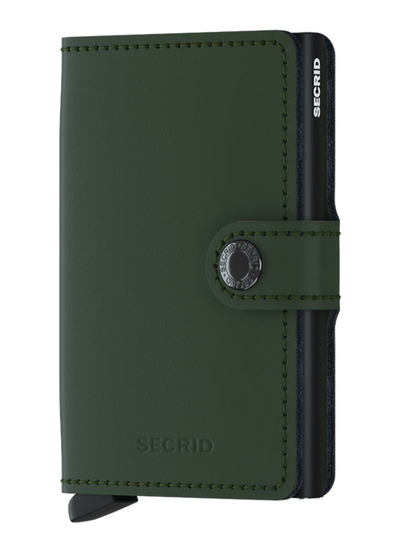 Secrid Miniwallet Matte Green-Black MM-Green-Black