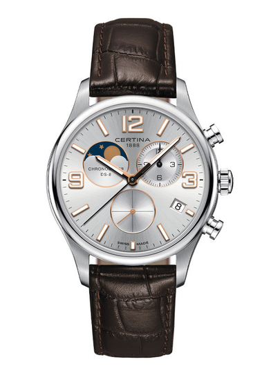 CERTINA DS-8 Moon Phase 42mm C033.460.16.037.00 - Herrklocka