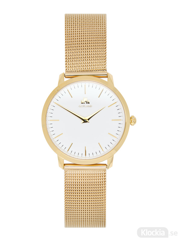 GotlandsKlockan Guld 33mm Mesh gk-18-gu-33-m