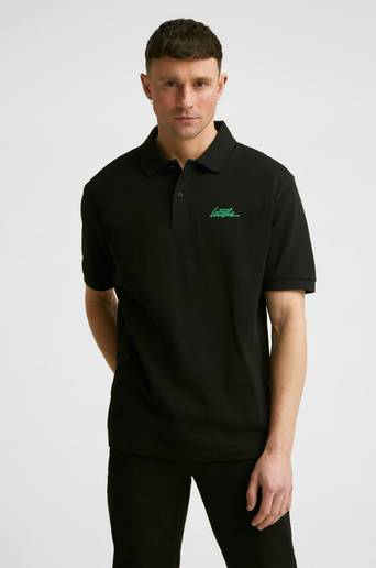 Lacoste Piké Script Polo Shirt Svart