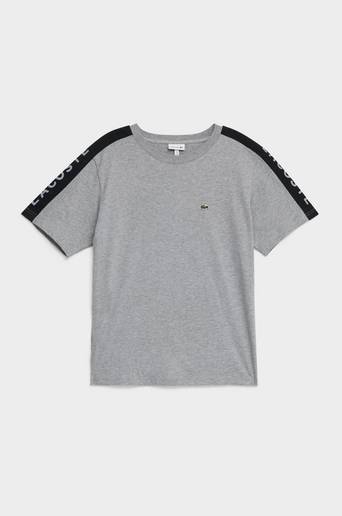 Lacoste T-Shirt Stripe T-Shirt Grå