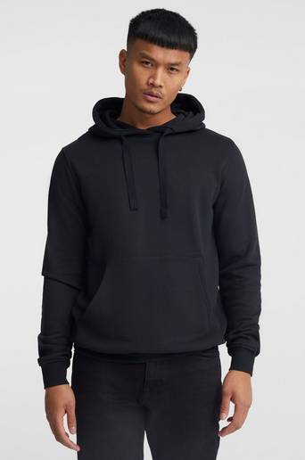 Resteröds Huvtröja Hoodie Bamboo Svart