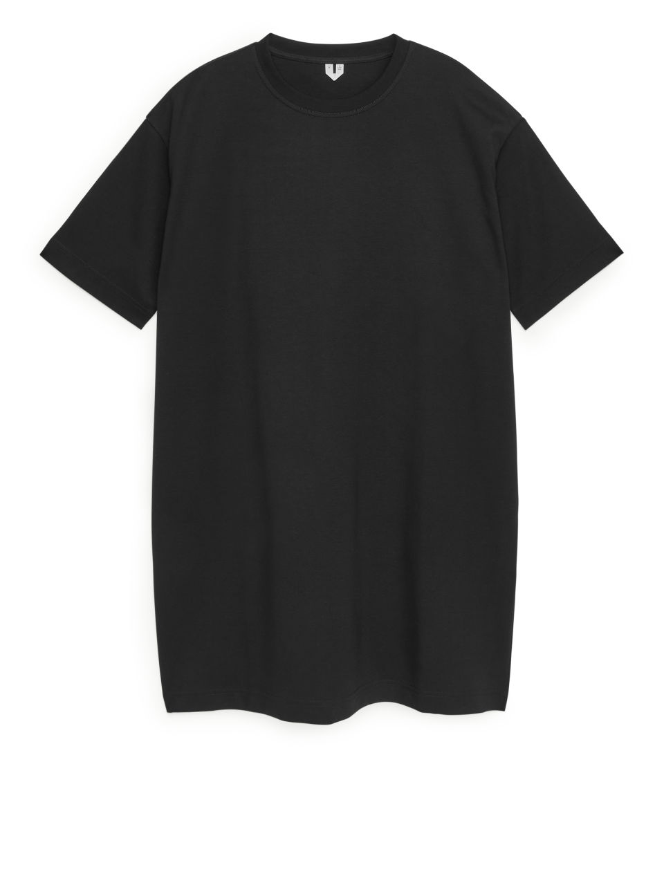 Jersey T-Shirt Dress - Black