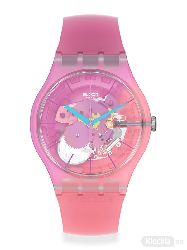 SWATCH Supercharged Pinks SUOK151 - Damklocka