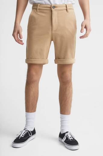 Studio Total Shorts Soft Chino Shorts Beige