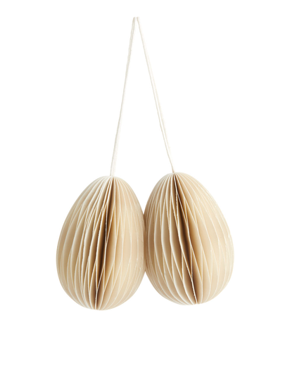 Honeycomb Ornaments - White