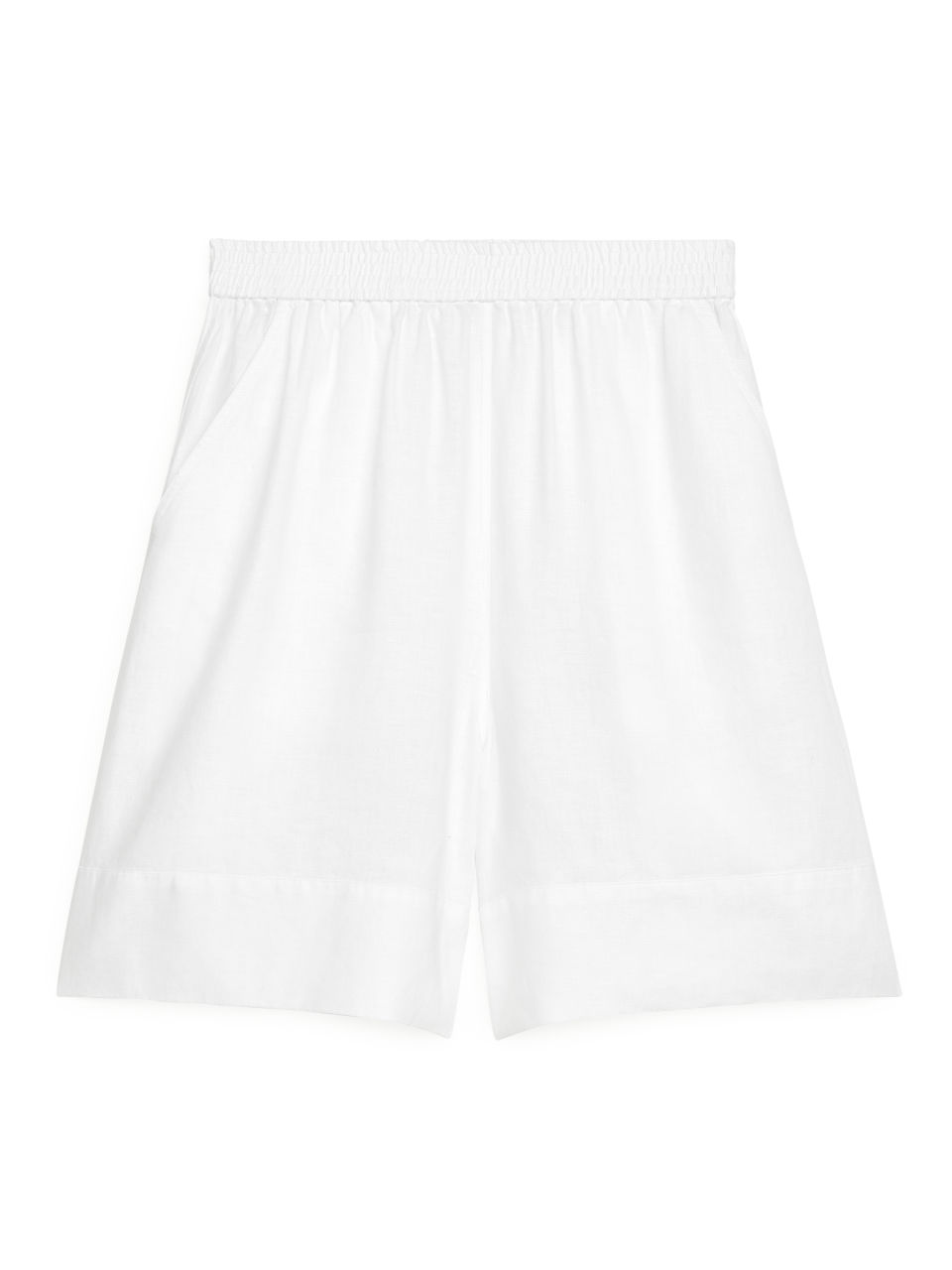 Linen Shorts - White