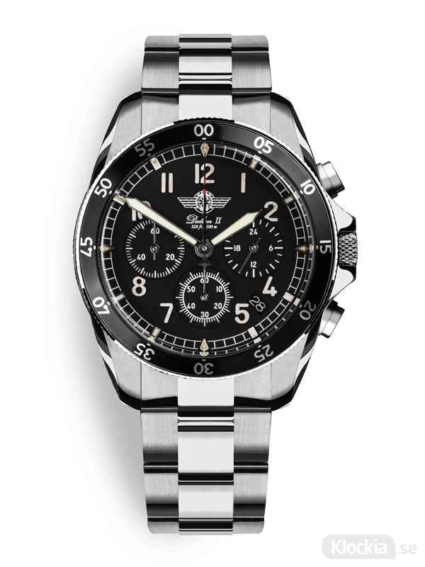 MALM Dalton 2 Black Chronograph 41 Bracelet MW-DAII39SWAF-LTD