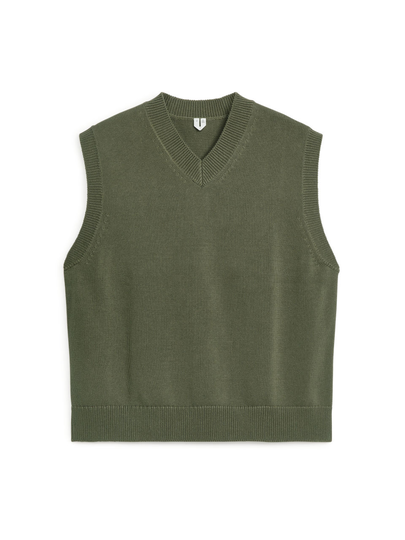 Cotton Vest - Green