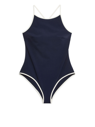 Matte Swimsuit - Blue