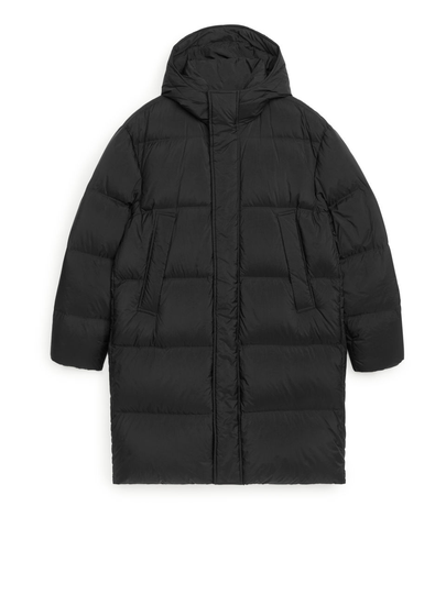 2021 Long Down Puffer Jacket - Black