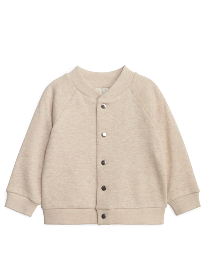 Sweatshirt Jacket - Beige