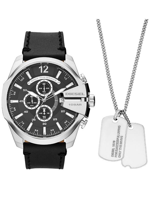 DIESEL Mega Cheif Gift Set DZ4559 - Herrklocka